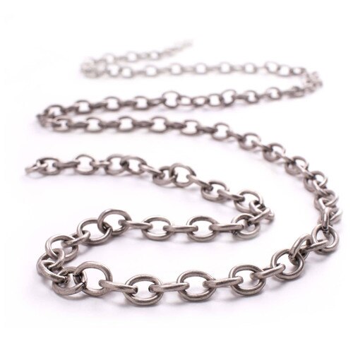 Matte Silver Chain